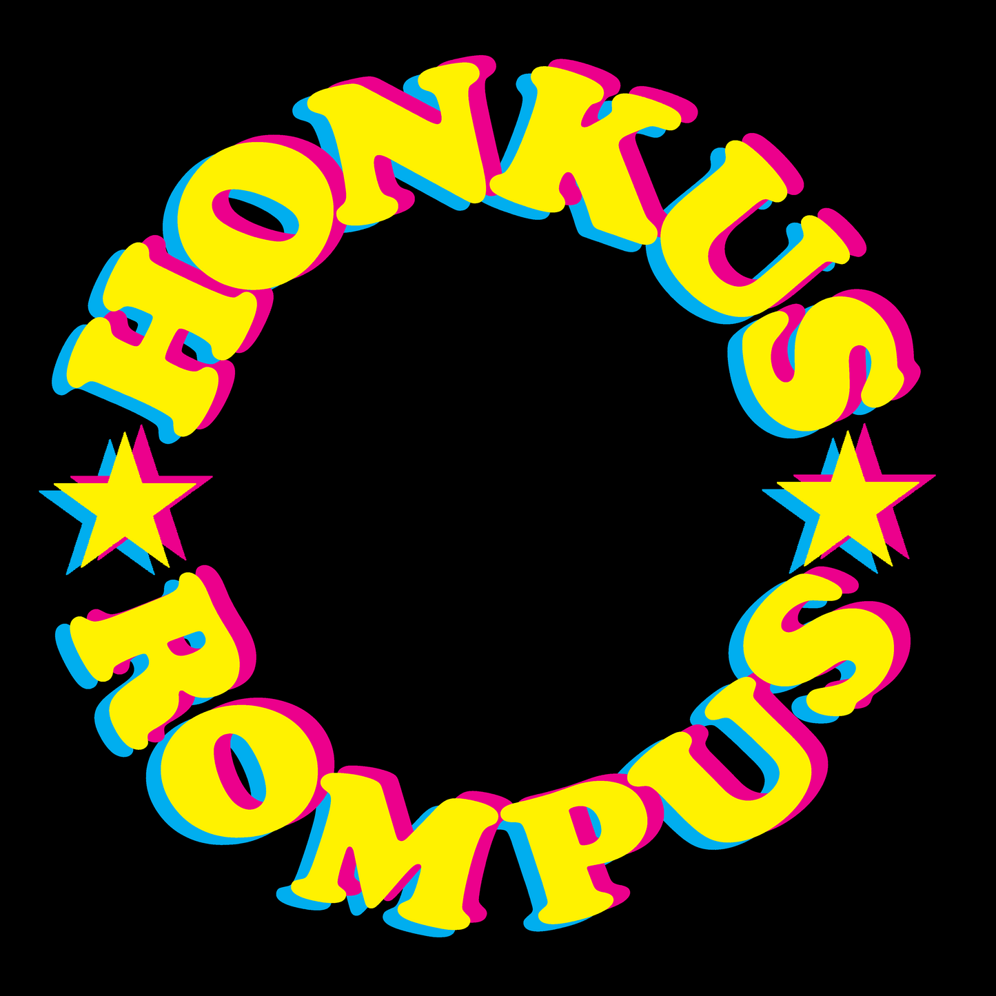 Honkus Rompus CMYK - Black